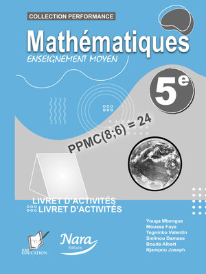 cover image of Collection Performance Enseignement Moyen 5E Livret D'Activités
